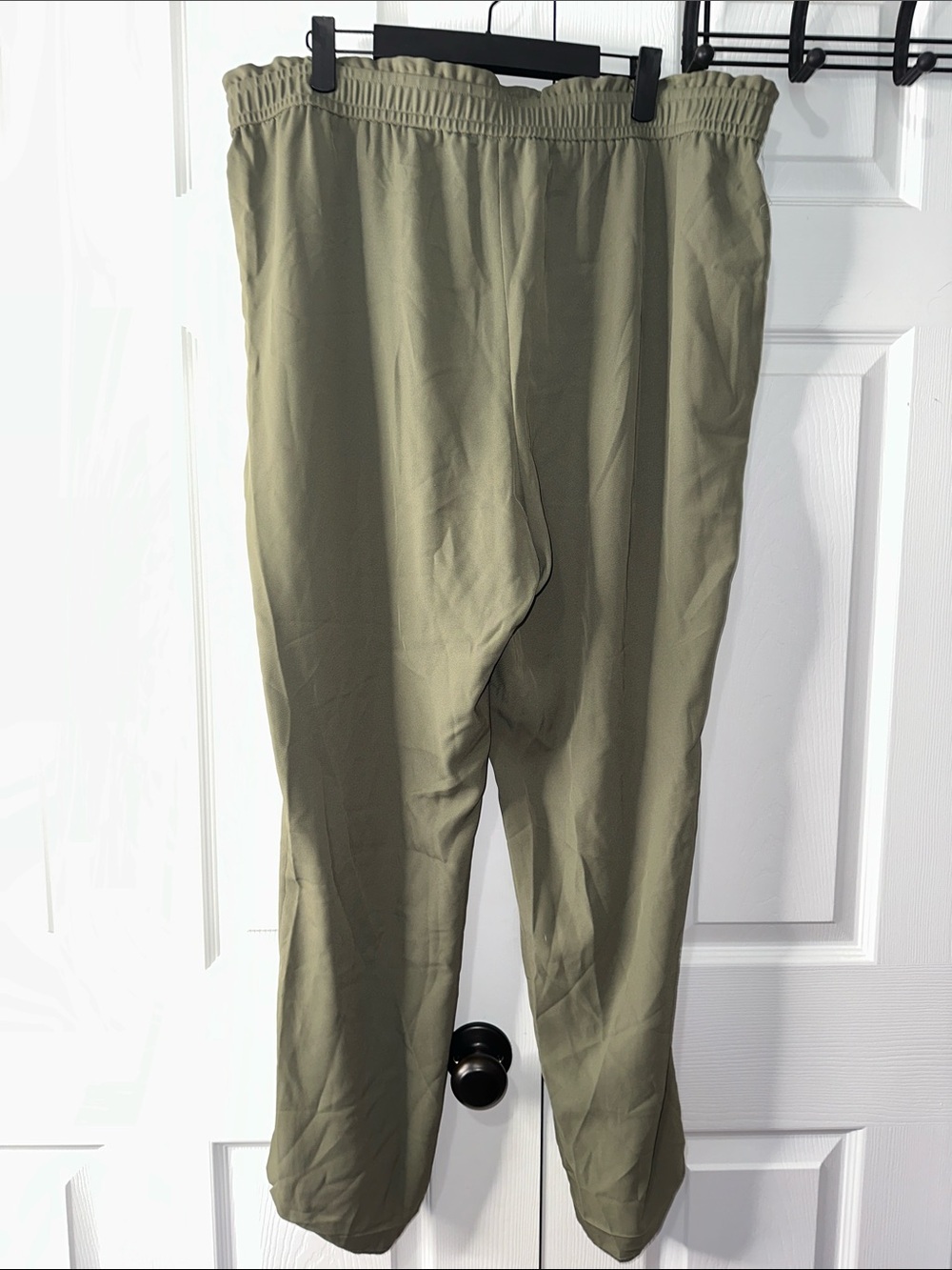 Olive Drawstring Men’s Pants - Picture 4 of 6